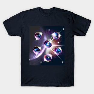 Bubbleverse. Bubble Galaxy Universe T-Shirt